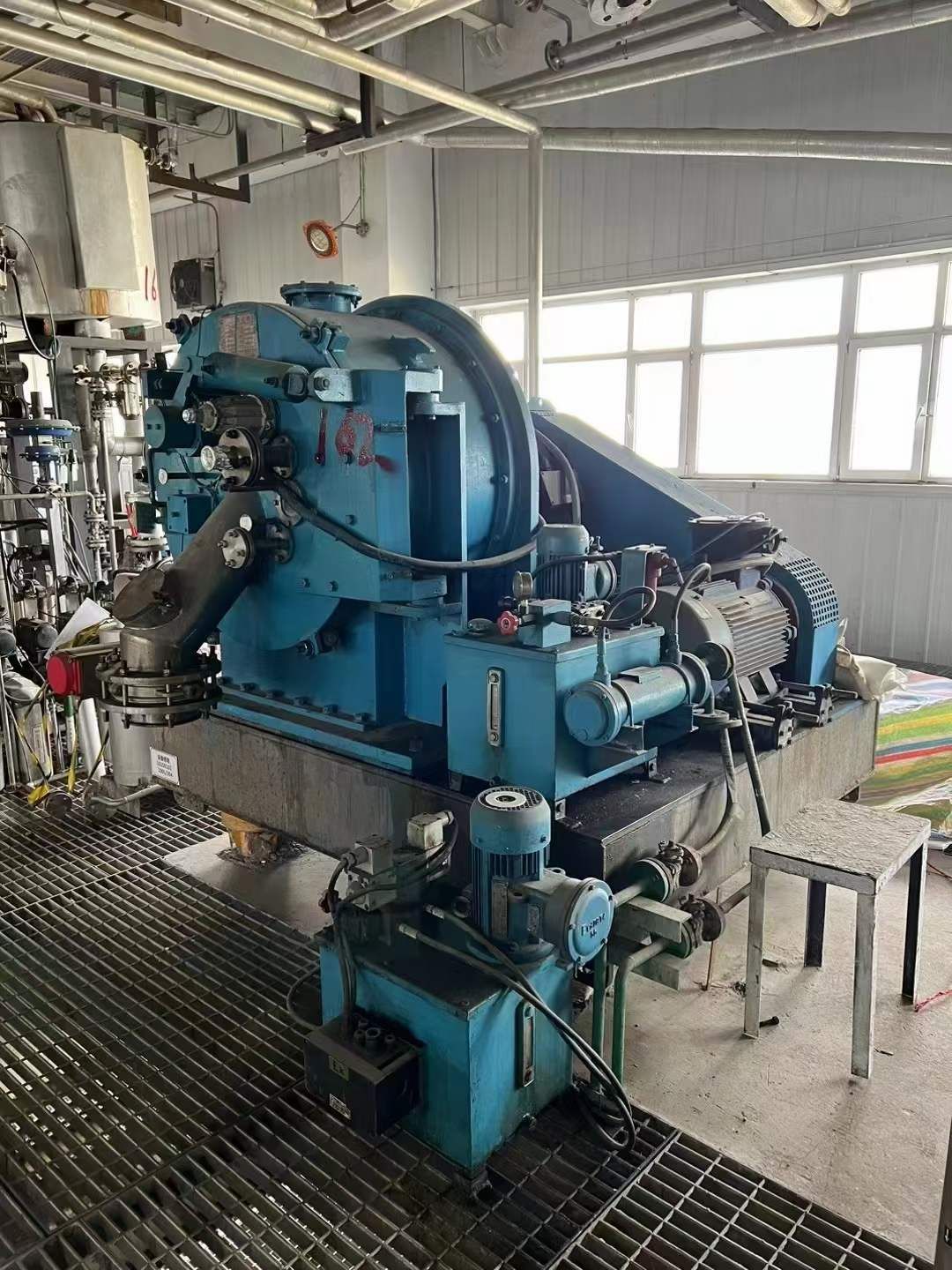 转让二手卧式刮刀离心机 两台赛得利产800型卧式刮刀离心机