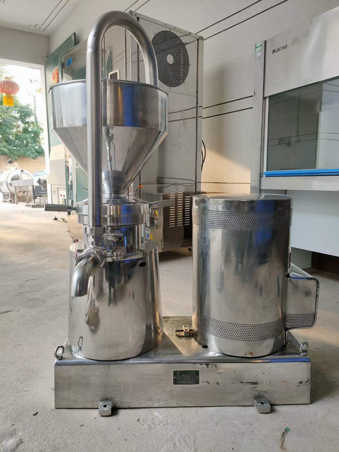 转让二手胶体磨 一台11千瓦140型全不锈钢胶体磨