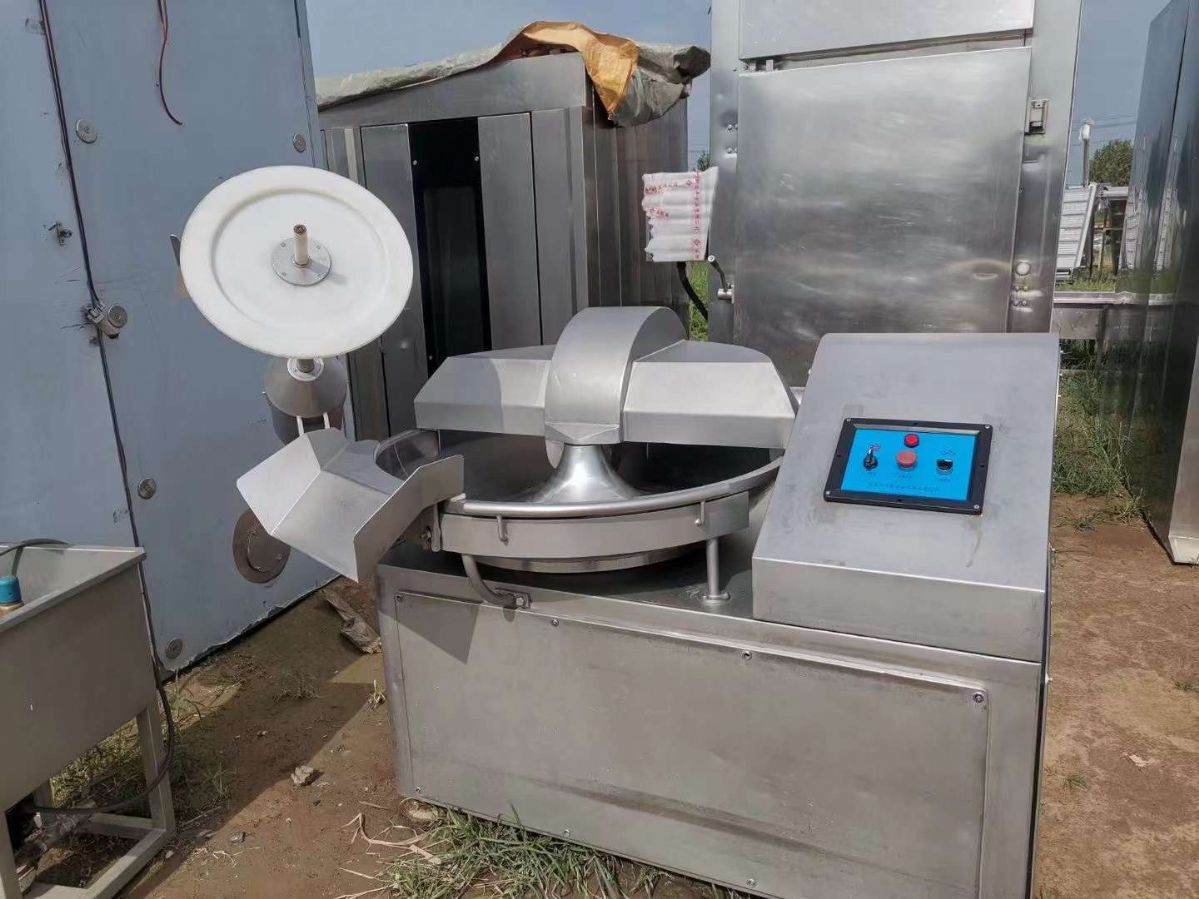 转让二手高速斩拌机 一台125型吉祥产高速变频斩拌机