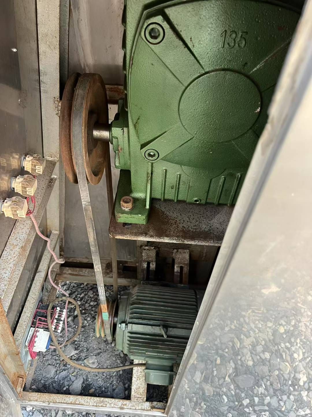 转让二手双锥混合机 一台容积1000升全不锈钢双锥回转混合机