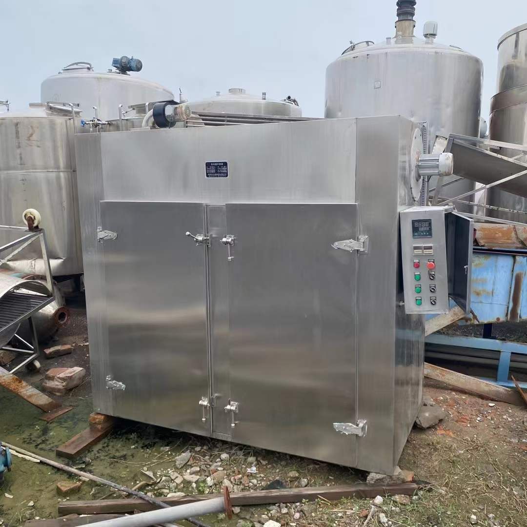 转让二手热风烘箱 两台两门两车电加热热风循环烘箱