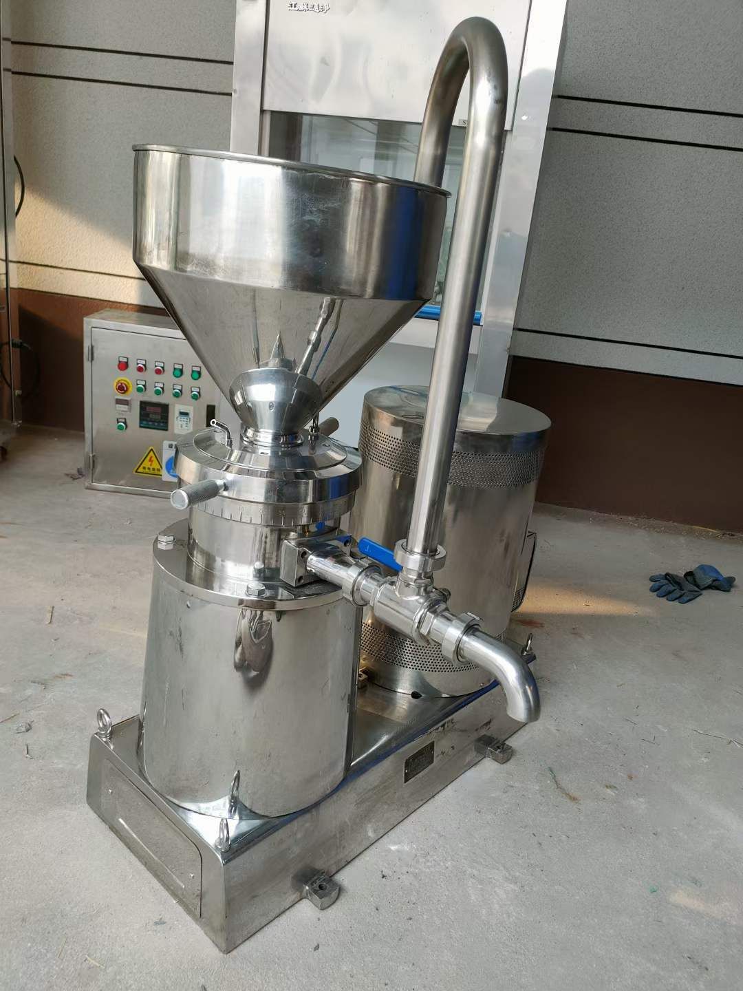 转让二手胶体磨 一台11千瓦140型全不锈钢胶体磨