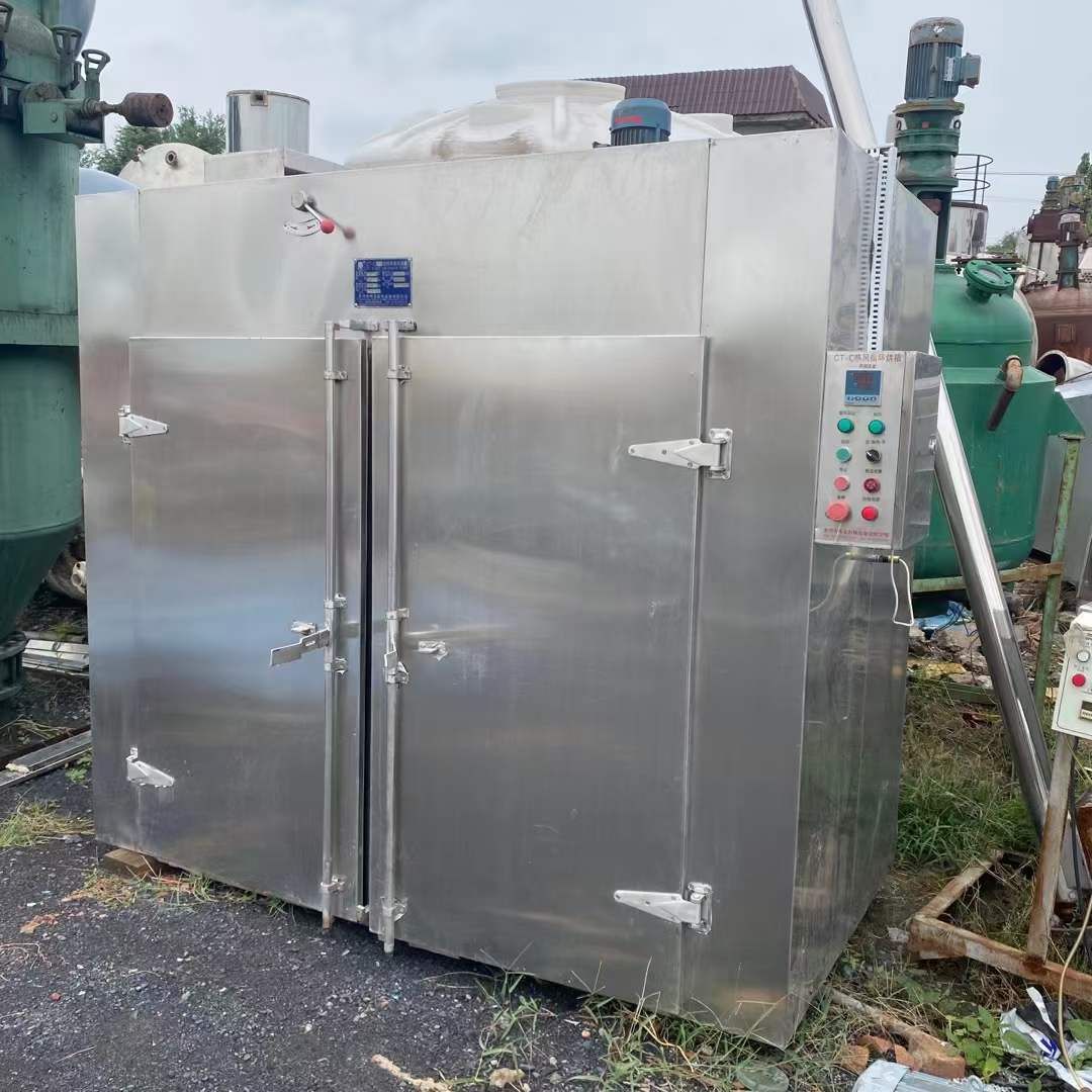 转让二手热风烘箱 两台两门两车电加热热风循环烘箱