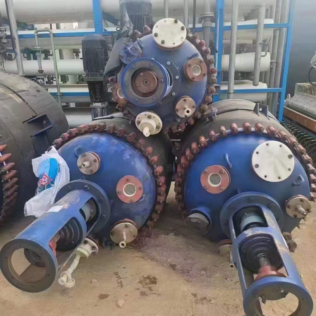 转让二手搪瓷反应罐 100L-500L淄博太极搪瓷反应釜