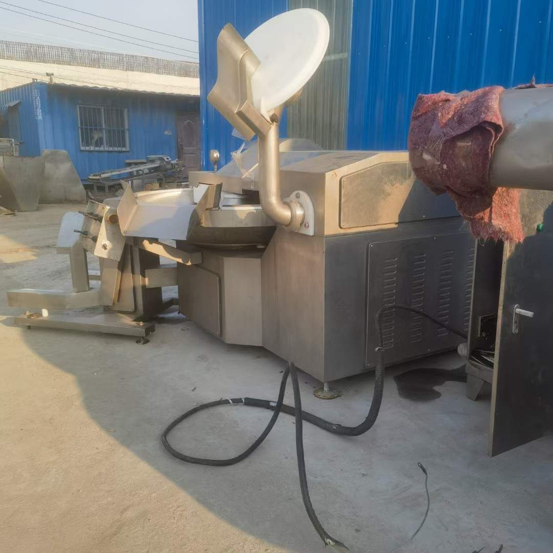 转让二手高速斩拌机 两台330型高速变频斩拌机