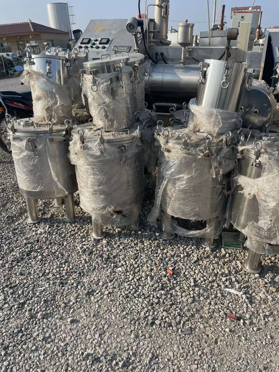 转让二手布袋过滤器 70台单袋不锈钢布袋过滤器
