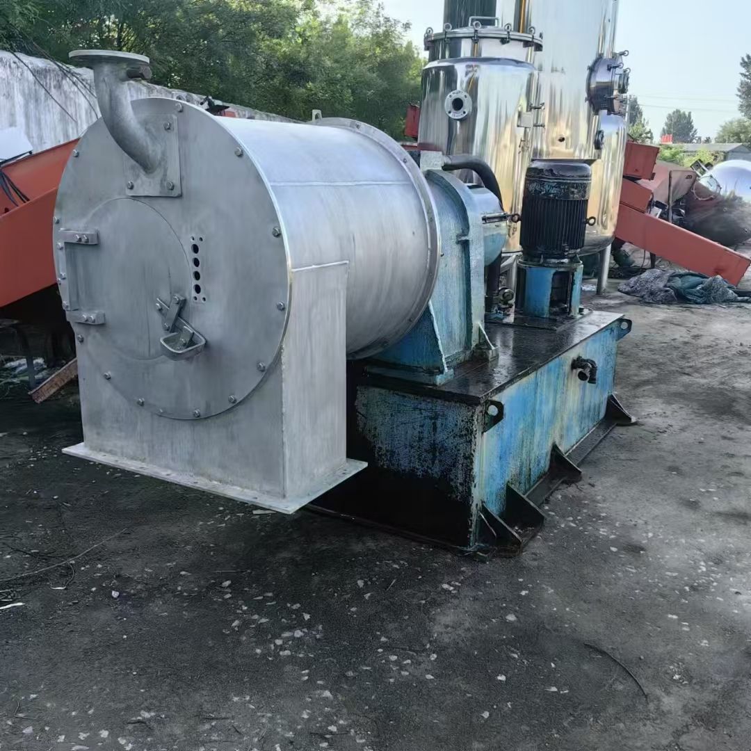 转让二手双机推料离心机 两台500型重庆江北产双机活塞推料离心机