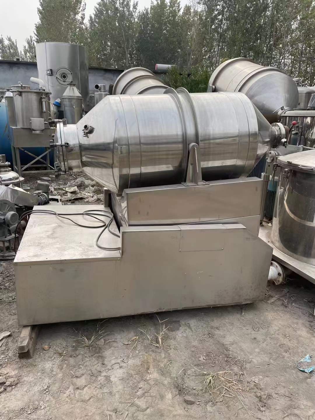 转让二手二维混合机 一台800L二维运动混合机