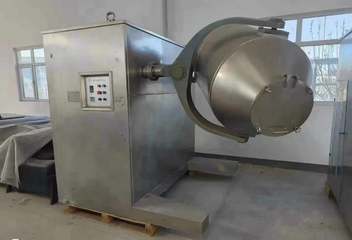 转让二手多项混合机 一台600L多项三维运动混合机