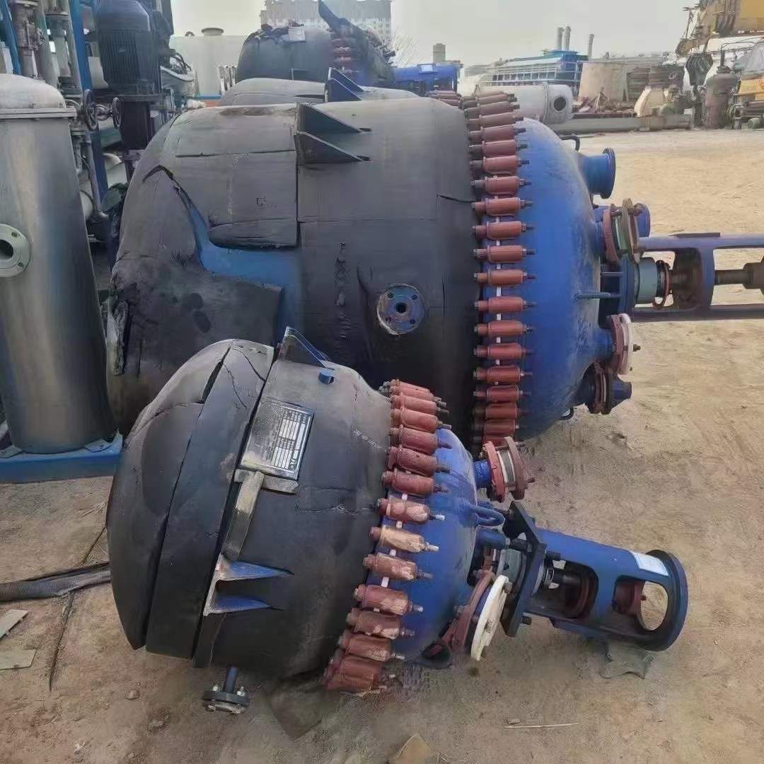 转让二手搪瓷反应罐 100L-500L淄博太极搪瓷反应釜