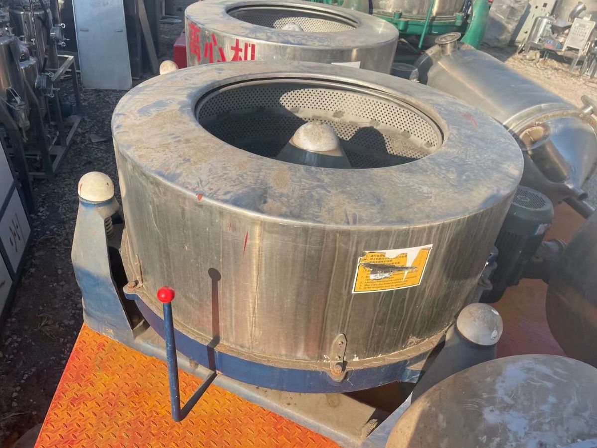 转让二手三足脱水机 3台直径1米-1.2米三足离心机