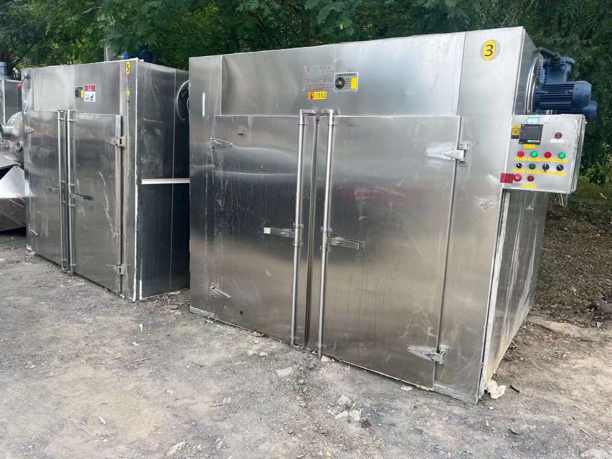 转让二手热风烘箱 五台两门四车常州一步产热风循环烘箱