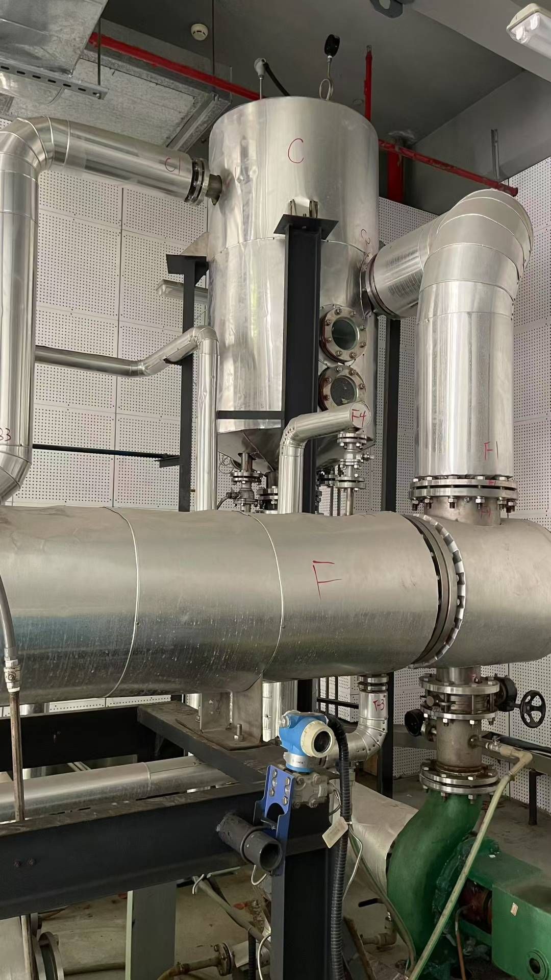 转让二手MVR蒸发器 一套容积300升钛材质MVR蒸发器