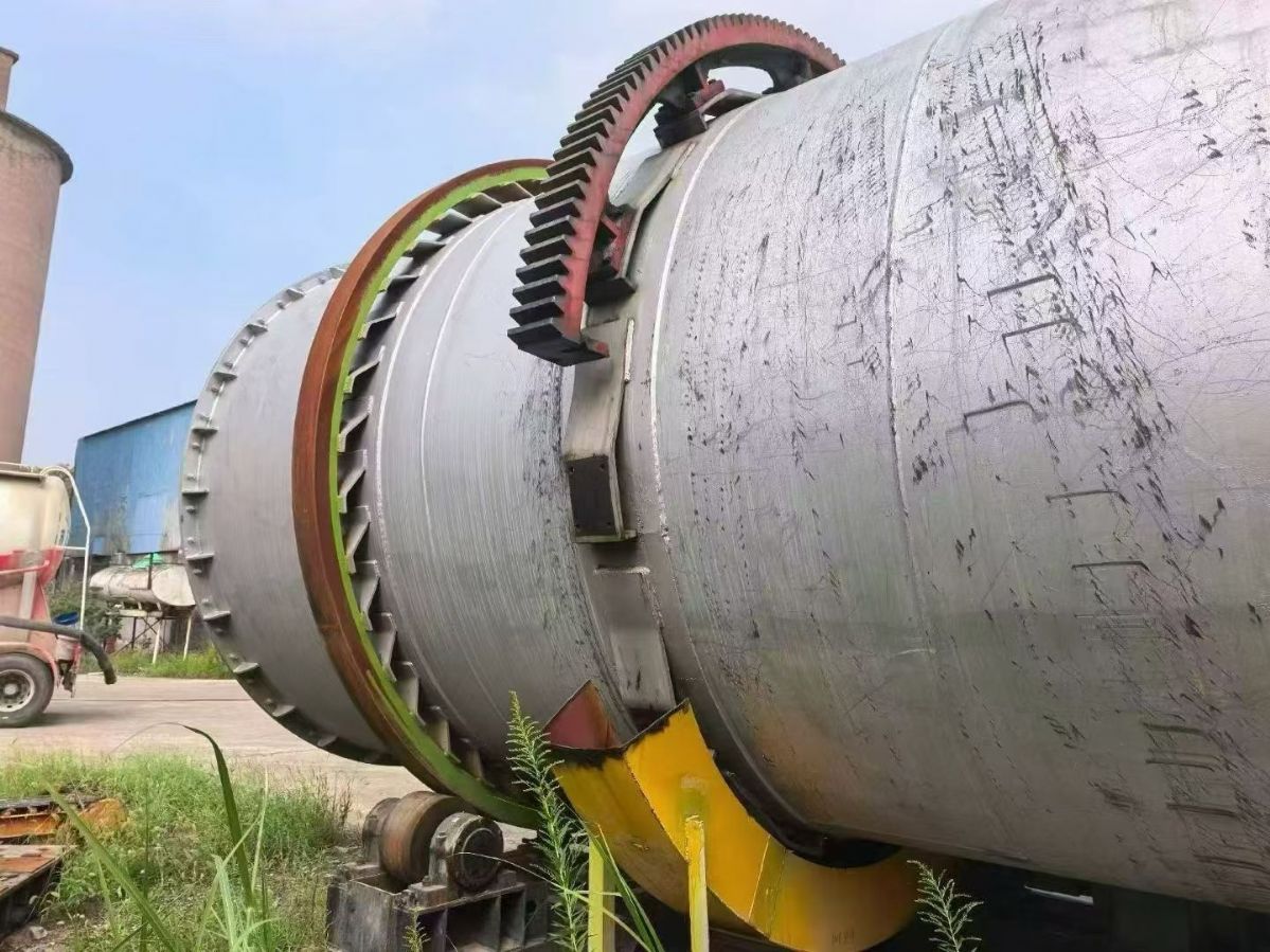 转让二手三筒烘干机一体3.2米X8米加重型三筒烘干机