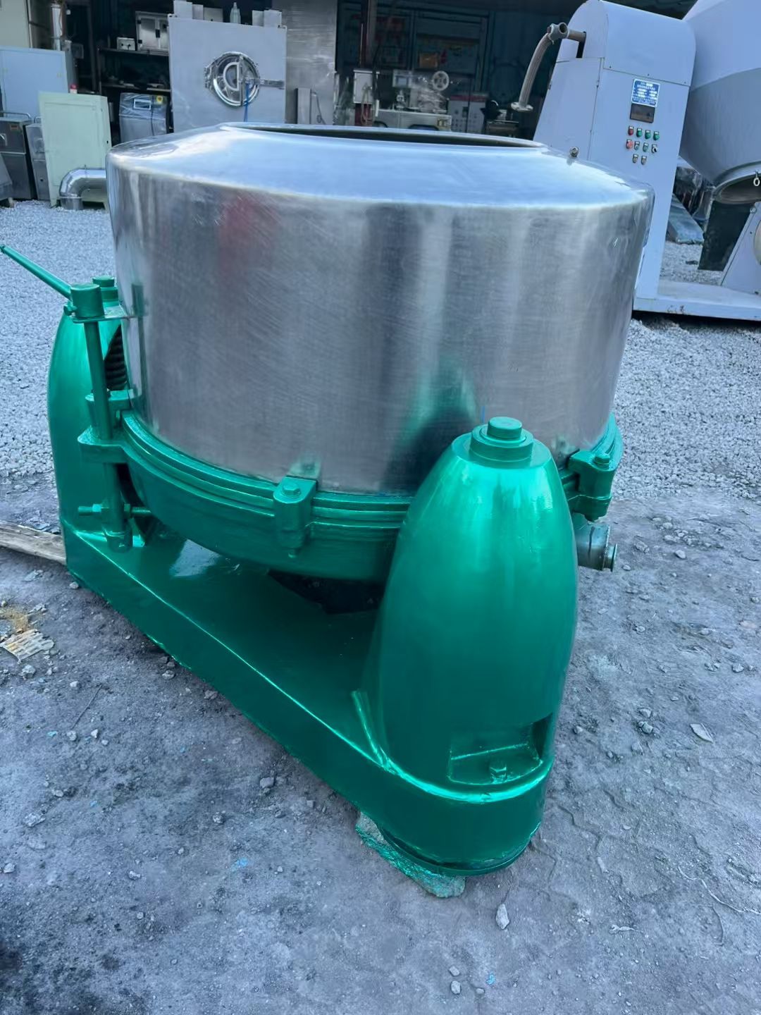 转让二手三足离心机 一台直径80型食品级三足脱水离心机