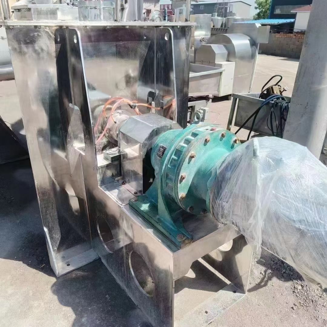 转让二手手螺带混合机 一台容积2立方镜面抛光升立产螺带混合机
