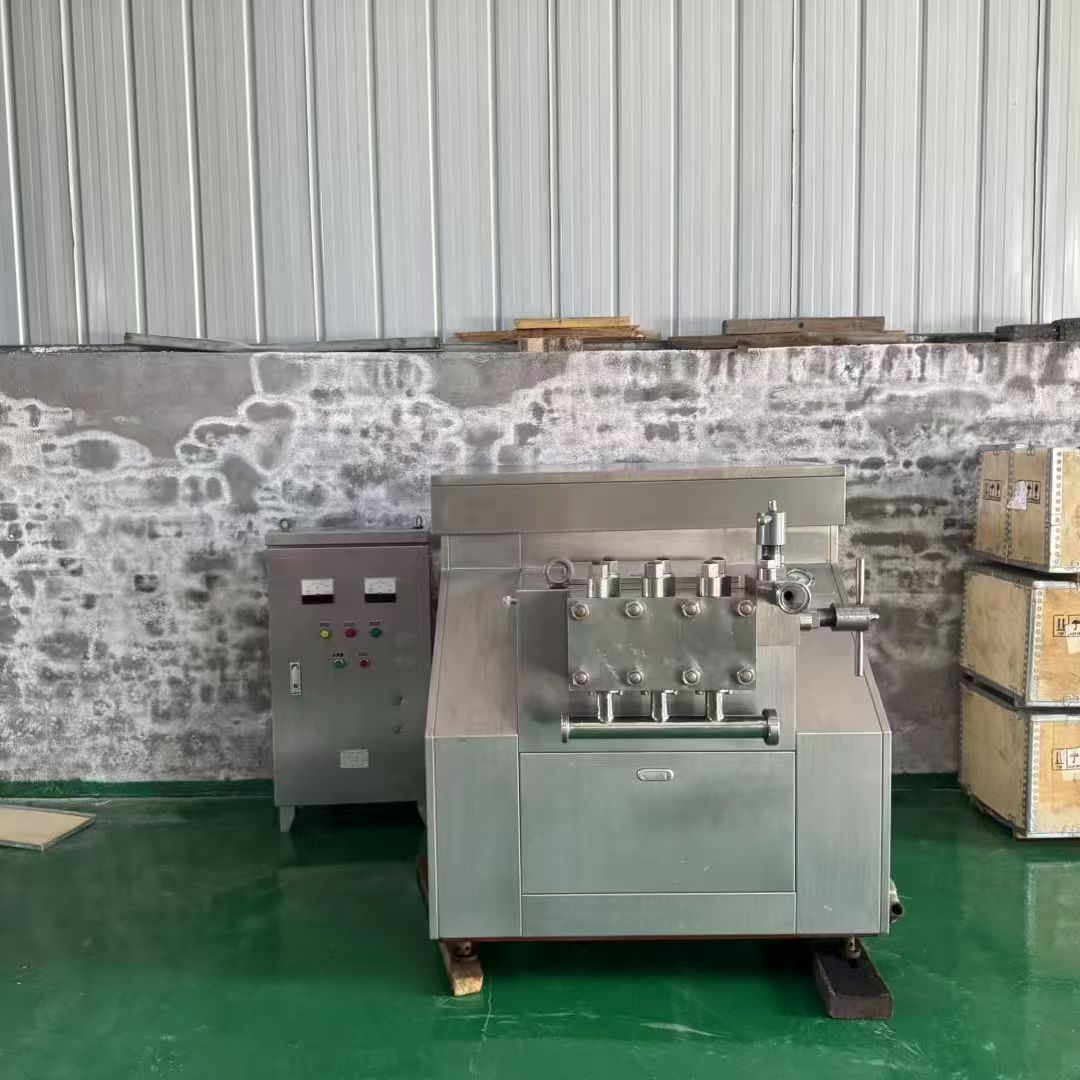 转让二手高压均质机 一台上海申鹿产2吨60兆帕高压均质机