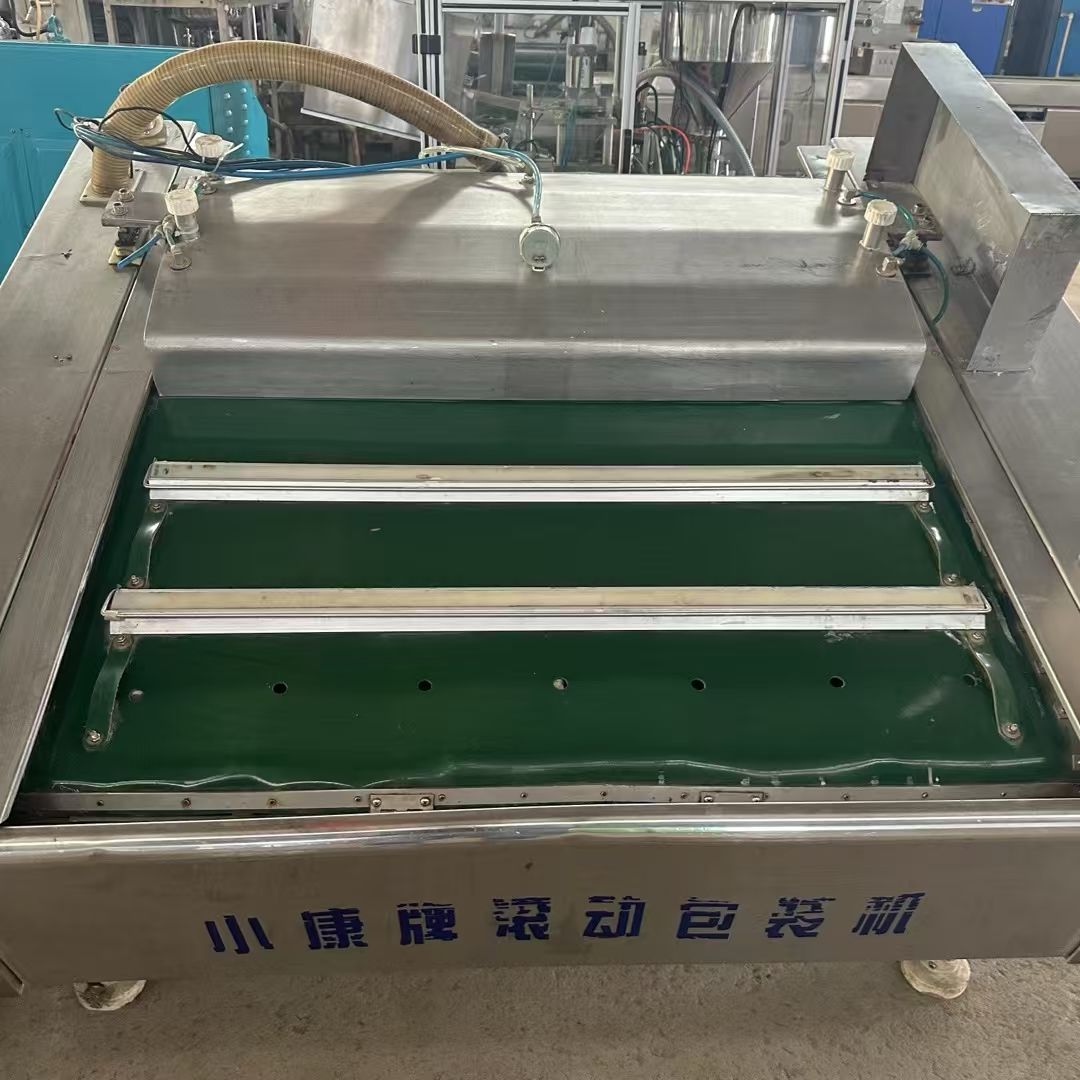 转让二手滚动式包装机 一台1000型双封小康产连续式滚动包装机