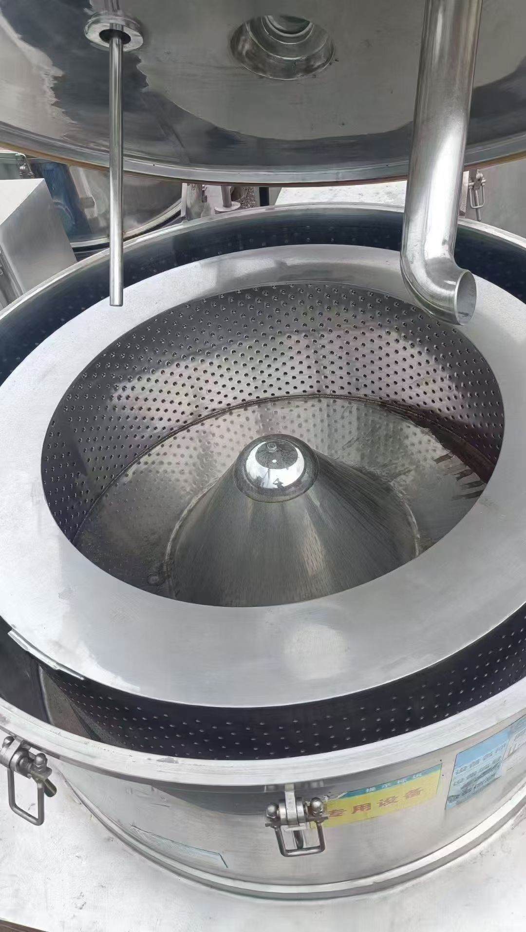 转让二手平板离心机 三台1200型加厚转股12mm平板密闭离心机