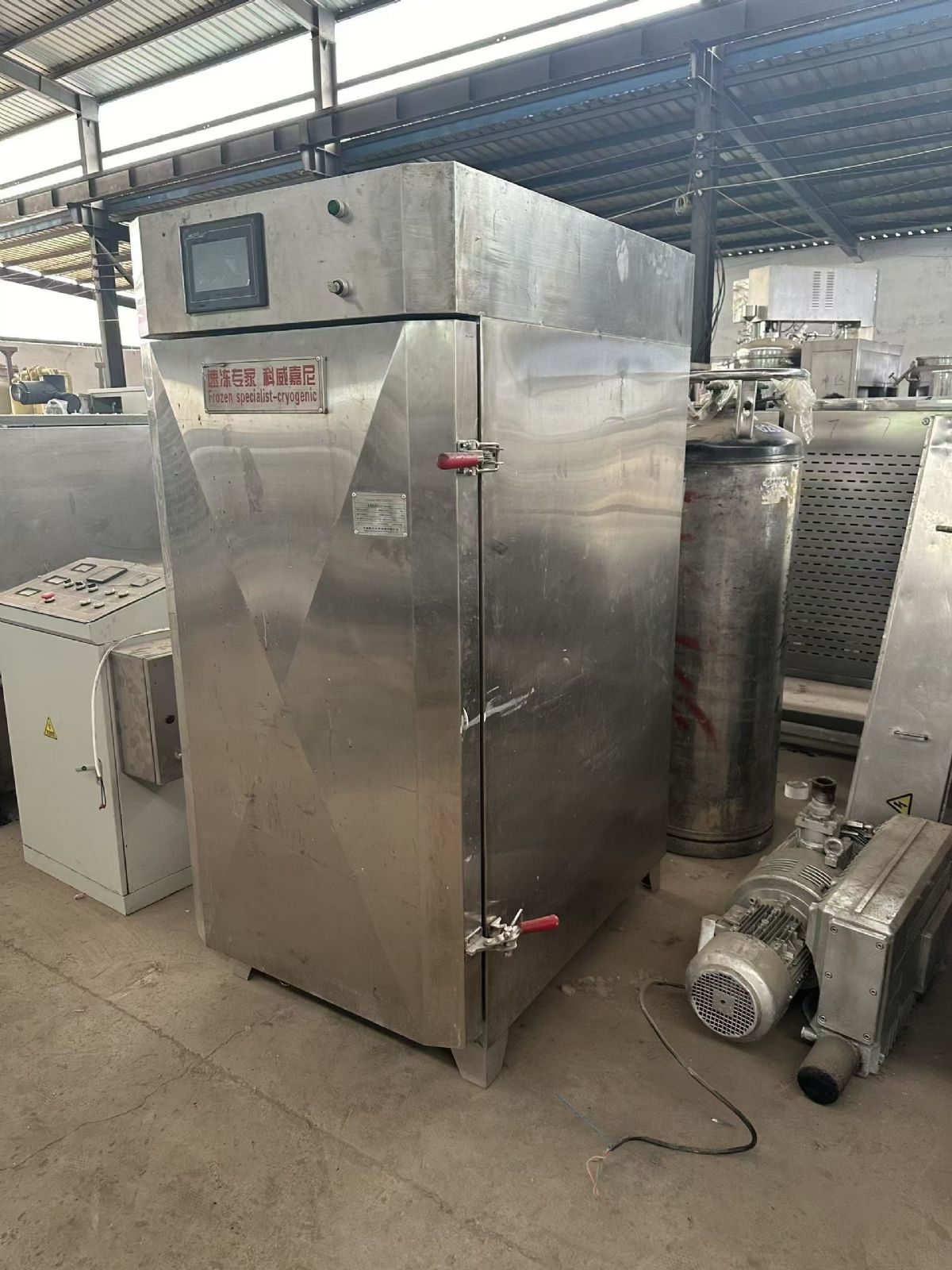 转让二手液氮速冻柜 一台10盘北京科威嘉尼产低温液氮速冻柜