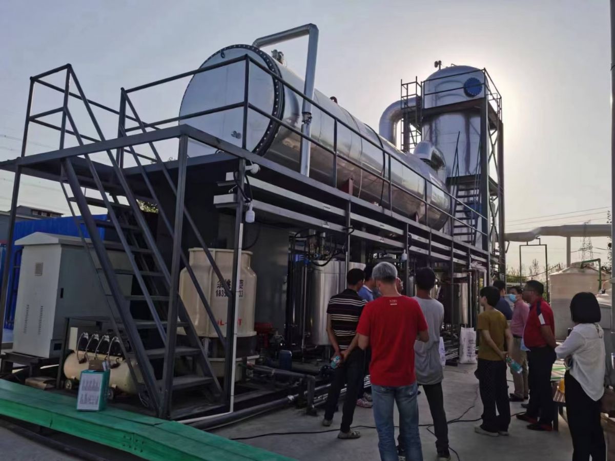 转让二手MVR蒸发器 一套2205材质蒸发量10吨撬装MVR蒸发器