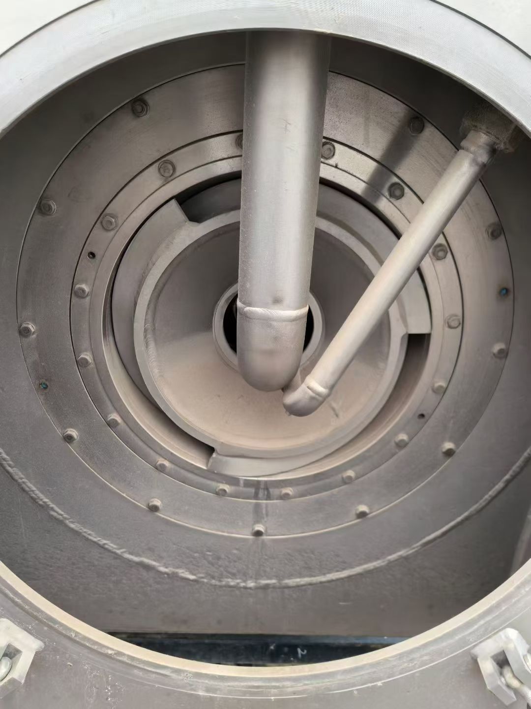 转让二手过滤离心机 三台LWL-350型钛材晒网卧式过滤离心机