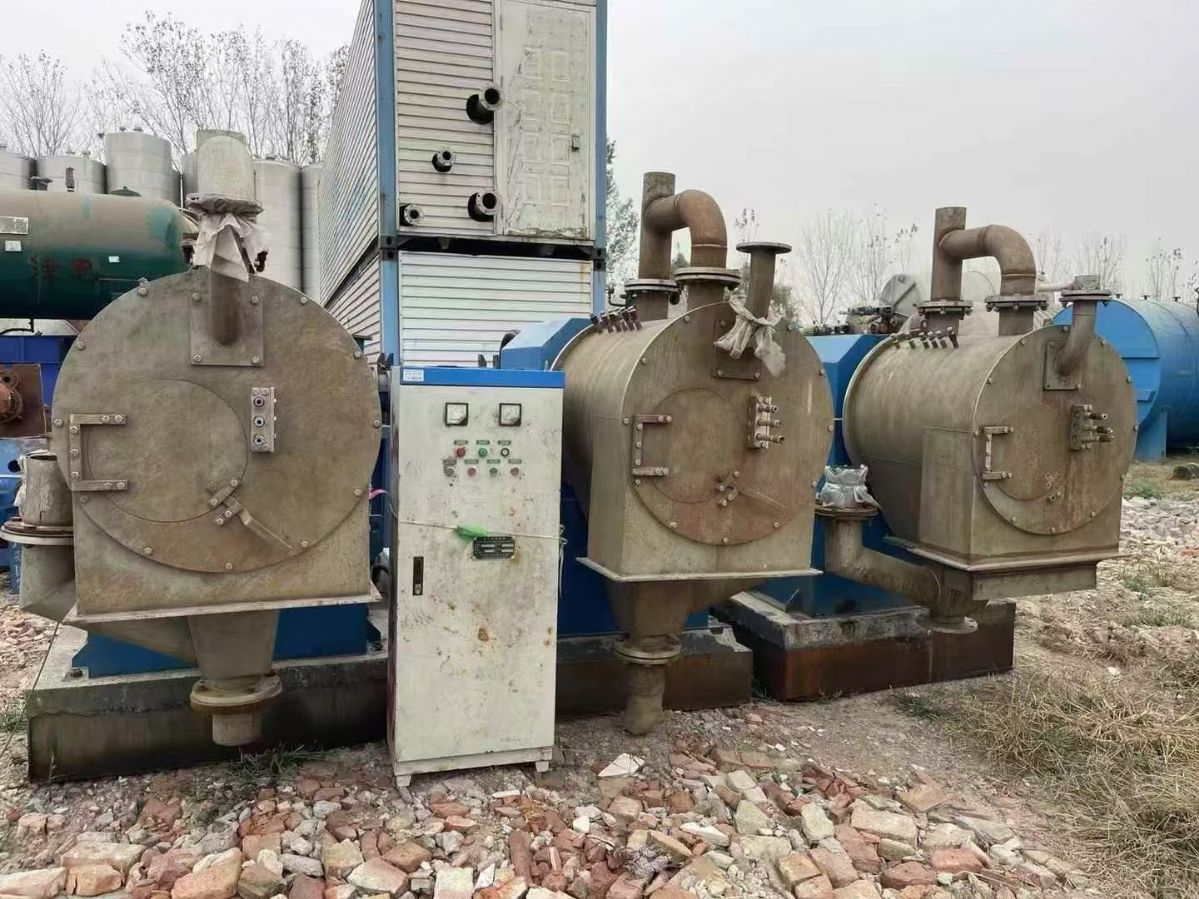 转让二手双级推料离心机 湘潭产三台HR-500型双级活塞推料离心机