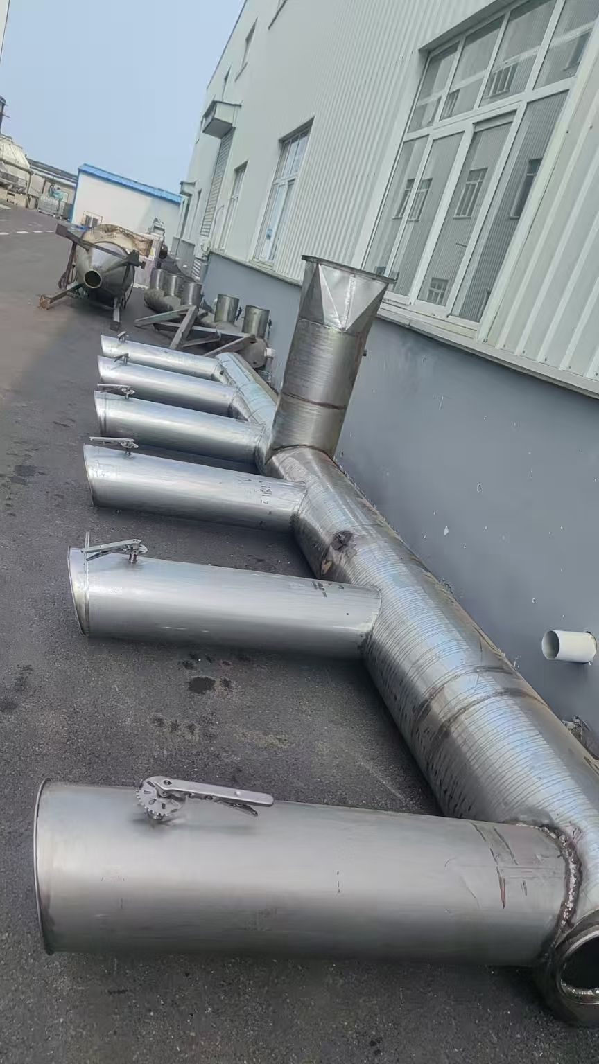 转让二手流化床干燥机 一套0.5米X9米直线式震动流化床干燥机