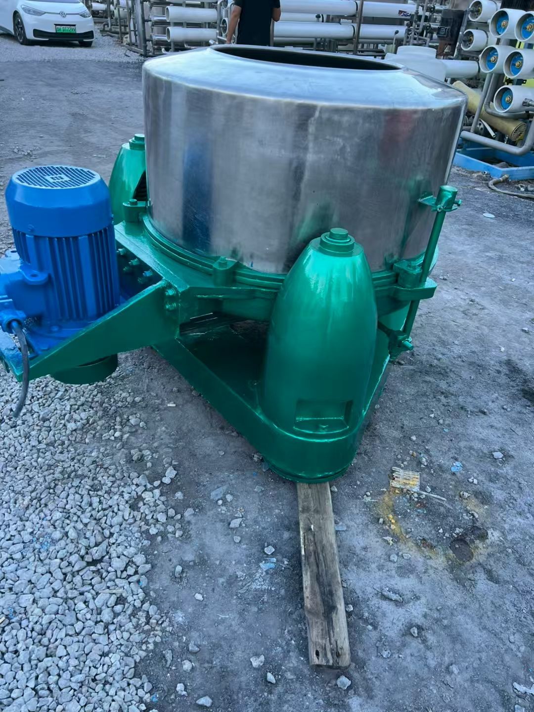 转让二手三足离心机 一台直径80型食品级三足脱水离心机