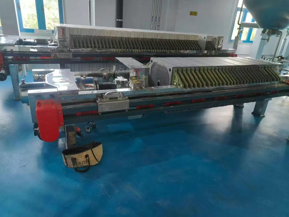 转让二手板框压滤机 20平方/60平方不锈钢框架食品级板框压滤机