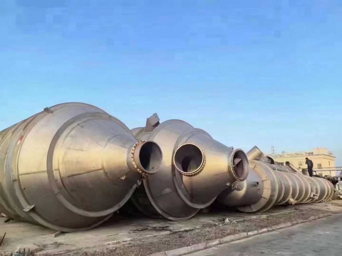 转让二手MVR蒸发器 一台全钛材容积50吨MVR蒸发器