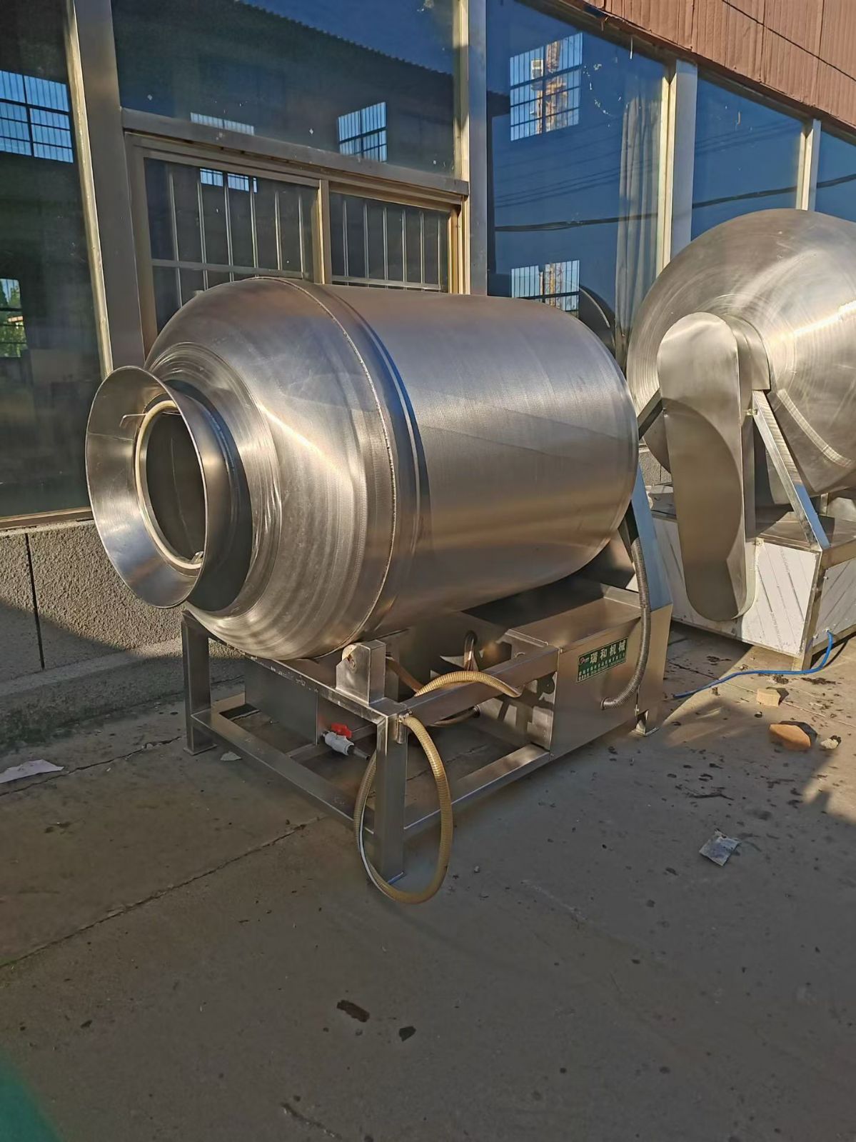 转让二手真空滚揉机 一台ZGR-容积1000升变频真空滚揉机