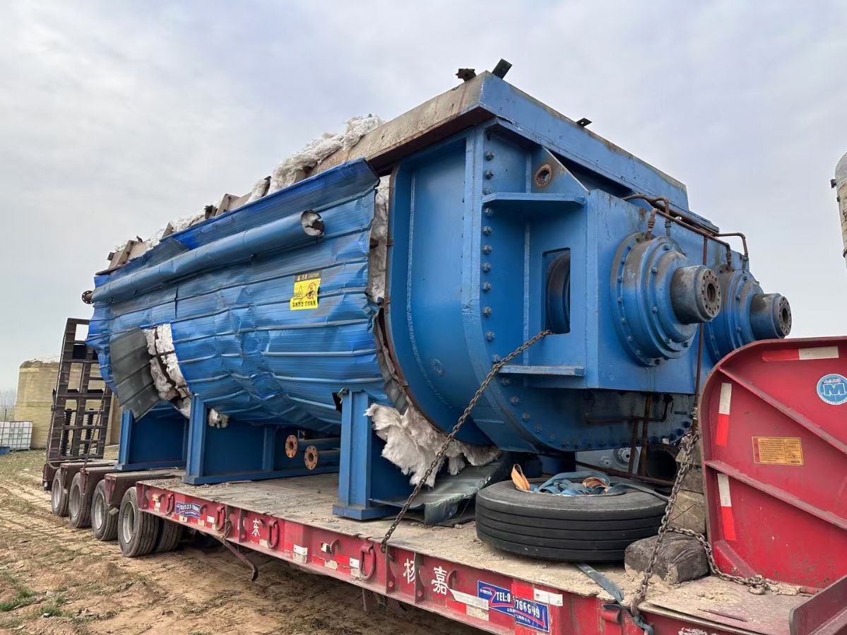 转让二手桨叶干燥机 一台面积200平方材质碳钢空心桨叶式干燥机