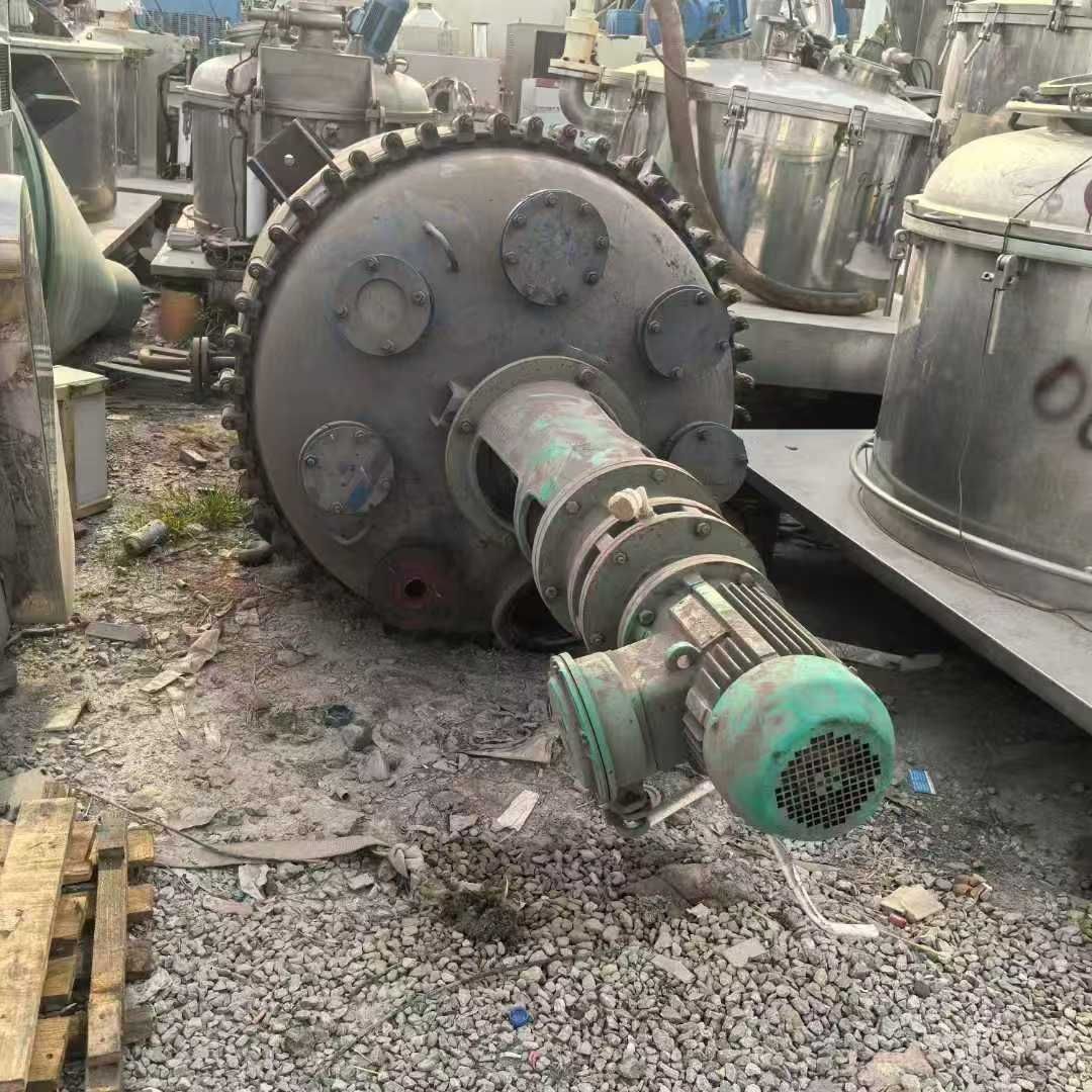 转让二手搪瓷反应釜 一台容积1000升江苏杨阳产搪瓷反应釜