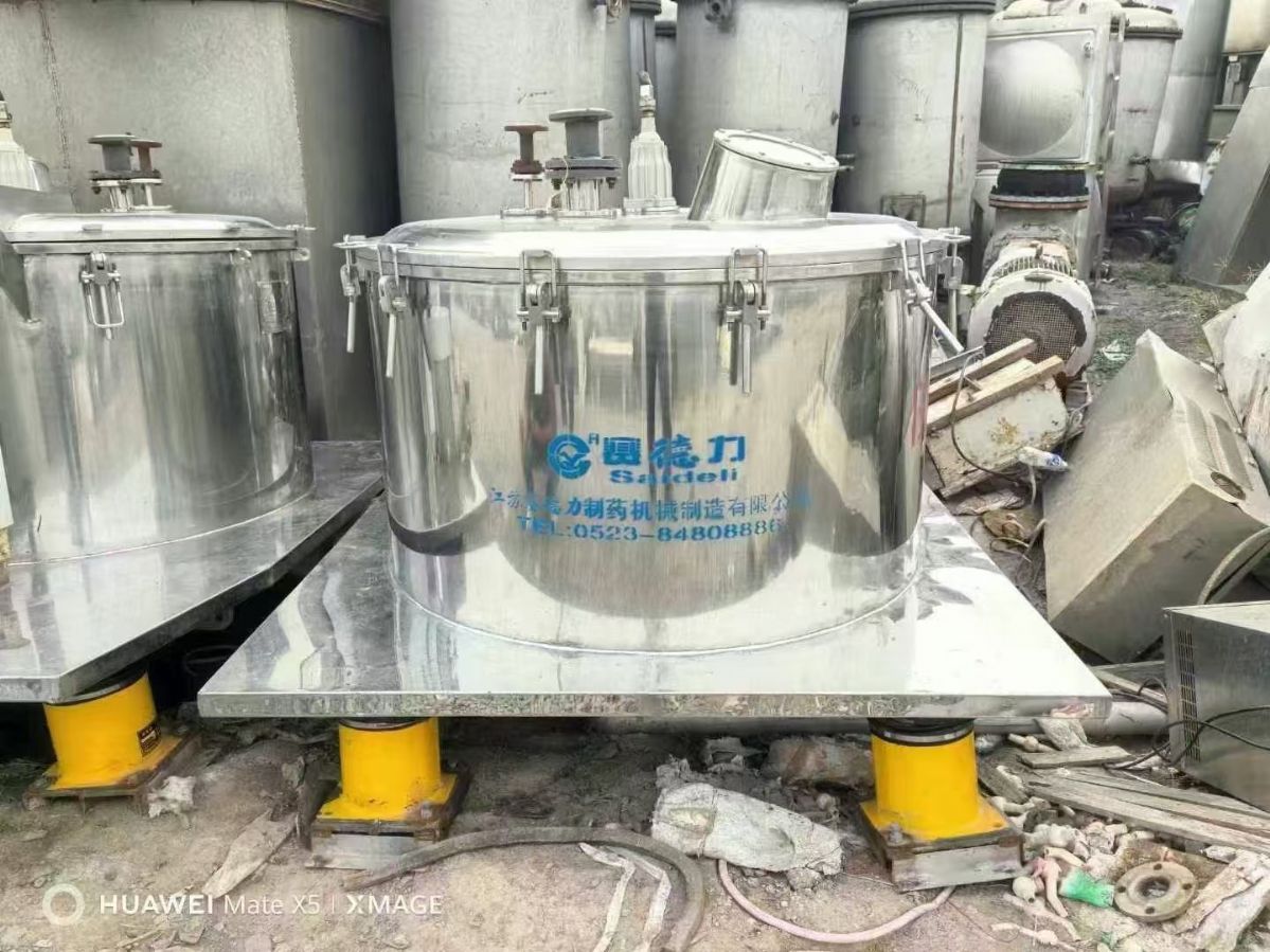 转让二手吊带离心机 四台1250型赛德力产平板吊带式离心机