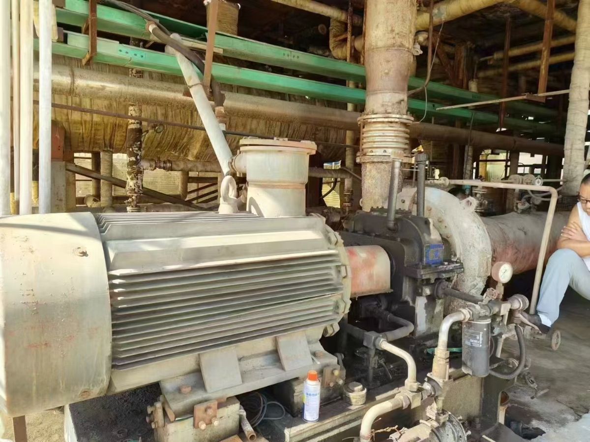 转让二手MVR蒸发器 一套处理量5吨材质钛材节能MVR蒸发器