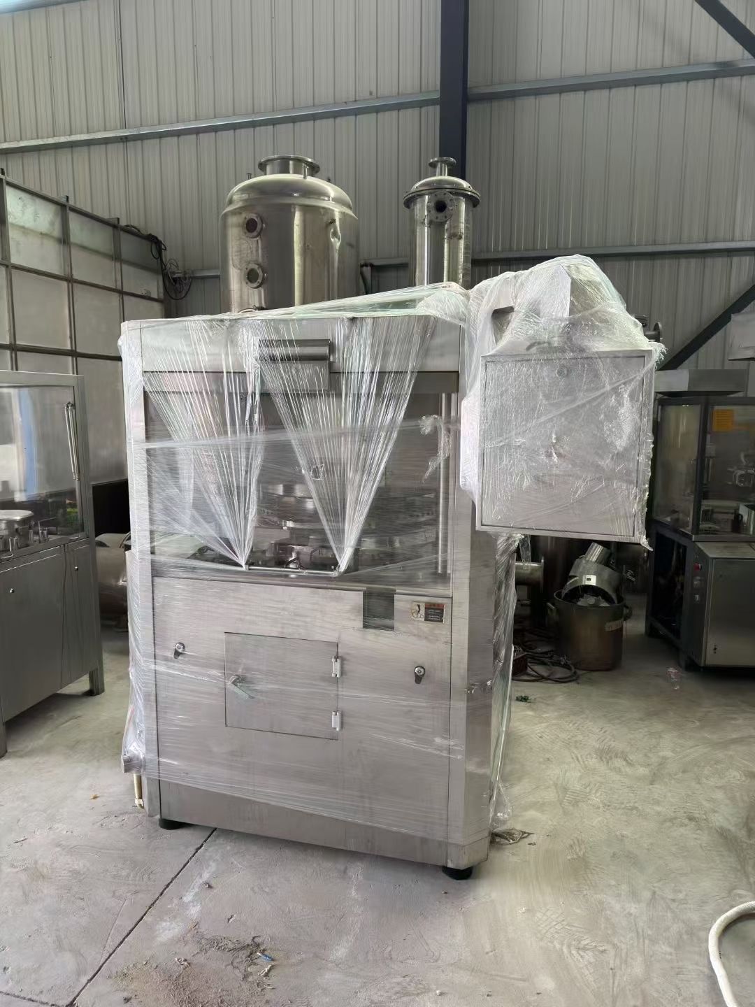 转让二手高速压片机 一台辽宁天亿产75冲旋转高速压片机