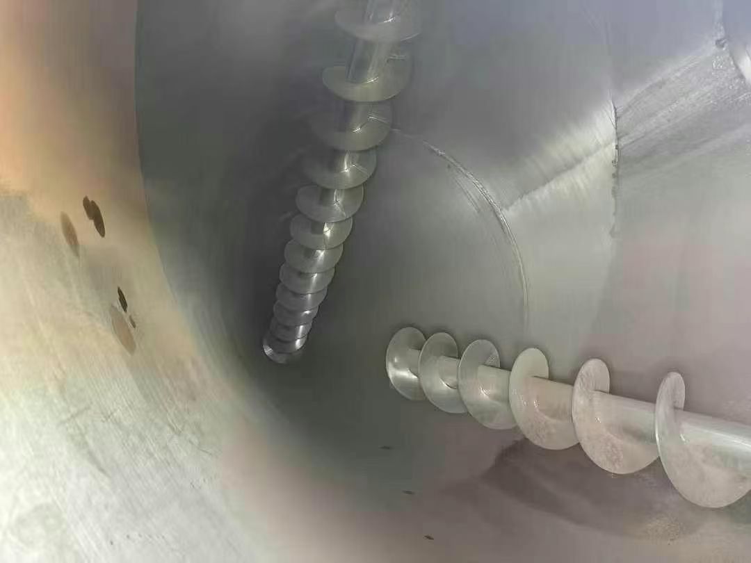 转让二手锥形混合机 一台容积15立方双螺旋锥形混合机