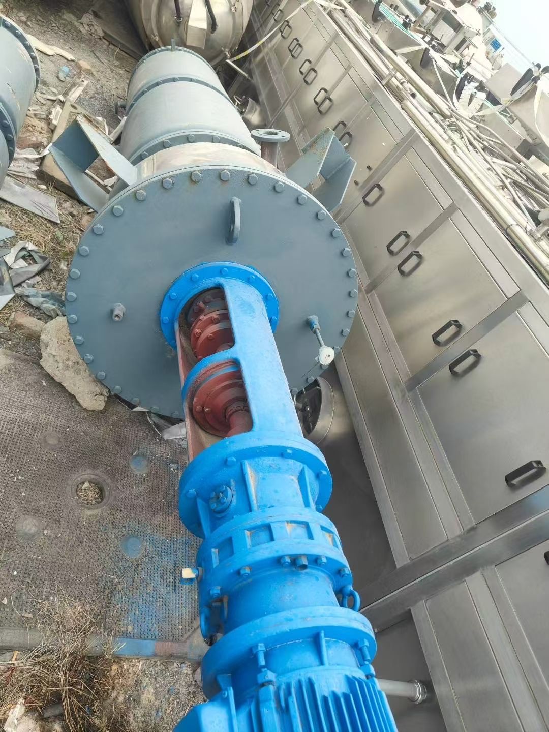 转让二手薄膜蒸发器 6平方-8平方不锈钢薄膜刮板蒸发器