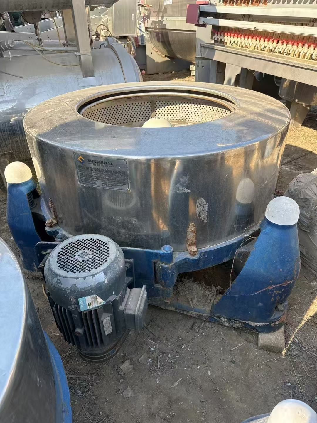 转让二手三足离心机 直径800-1000型食品级脱水式三足离心机