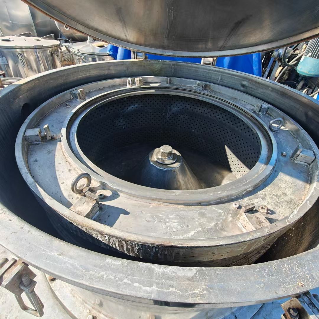 转让二手平板离心机 四台1000型304材质平板密闭式离心机