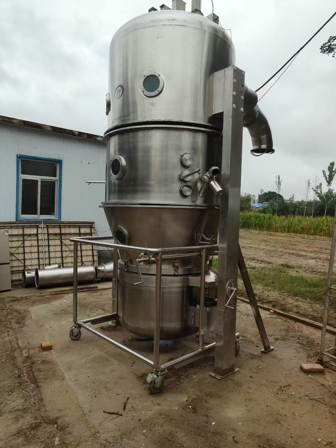 转让二手沸腾干燥机 一台FL-300型高效沸腾制粒干燥机