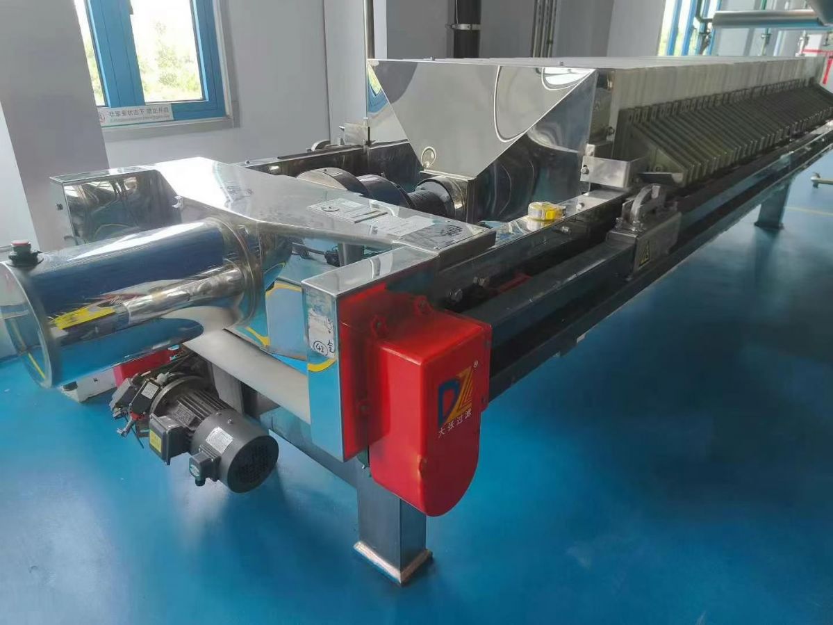 转让二手板框压滤机 20平方/60平方不锈钢框架食品级板框压滤机