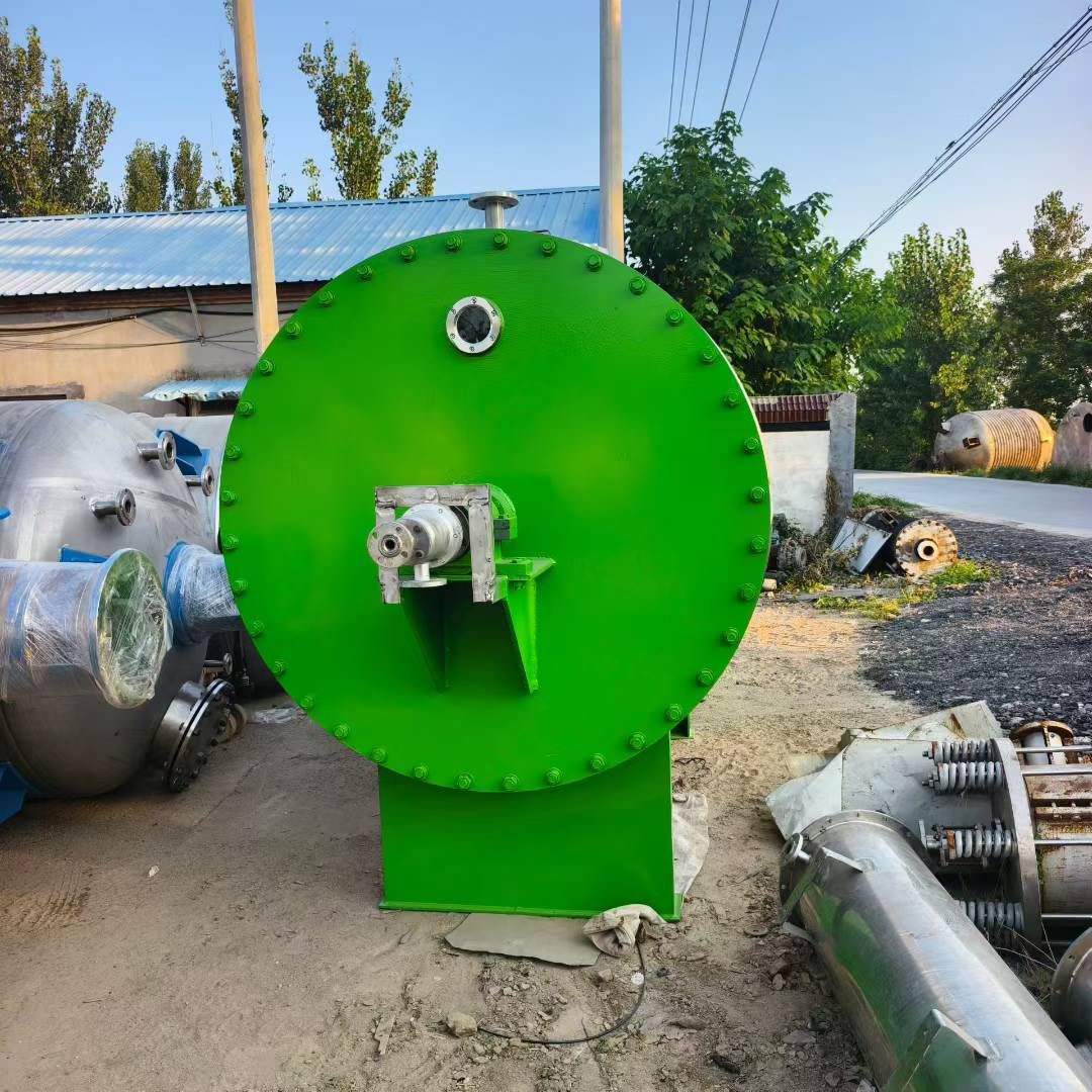 转让二手耙式干燥机 一台容积5000升卧式真空耙式干燥机