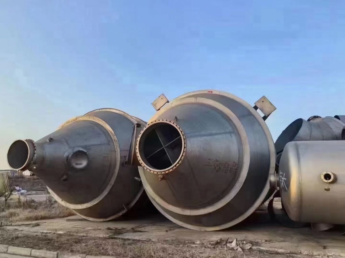 转让二手MVR蒸发器 一台全钛材容积50吨MVR蒸发器