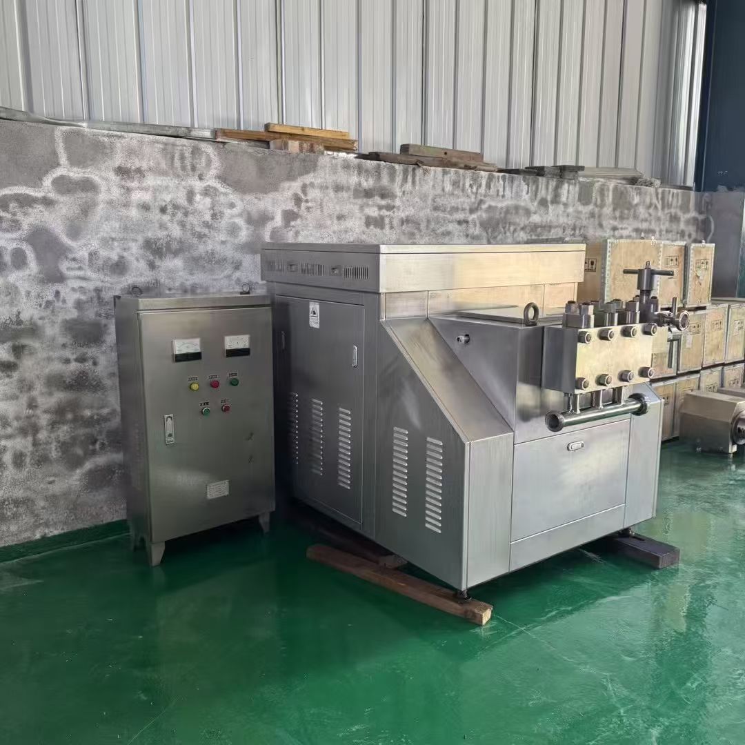 转让二手高压均质机 一台上海申鹿产2吨60兆帕高压均质机