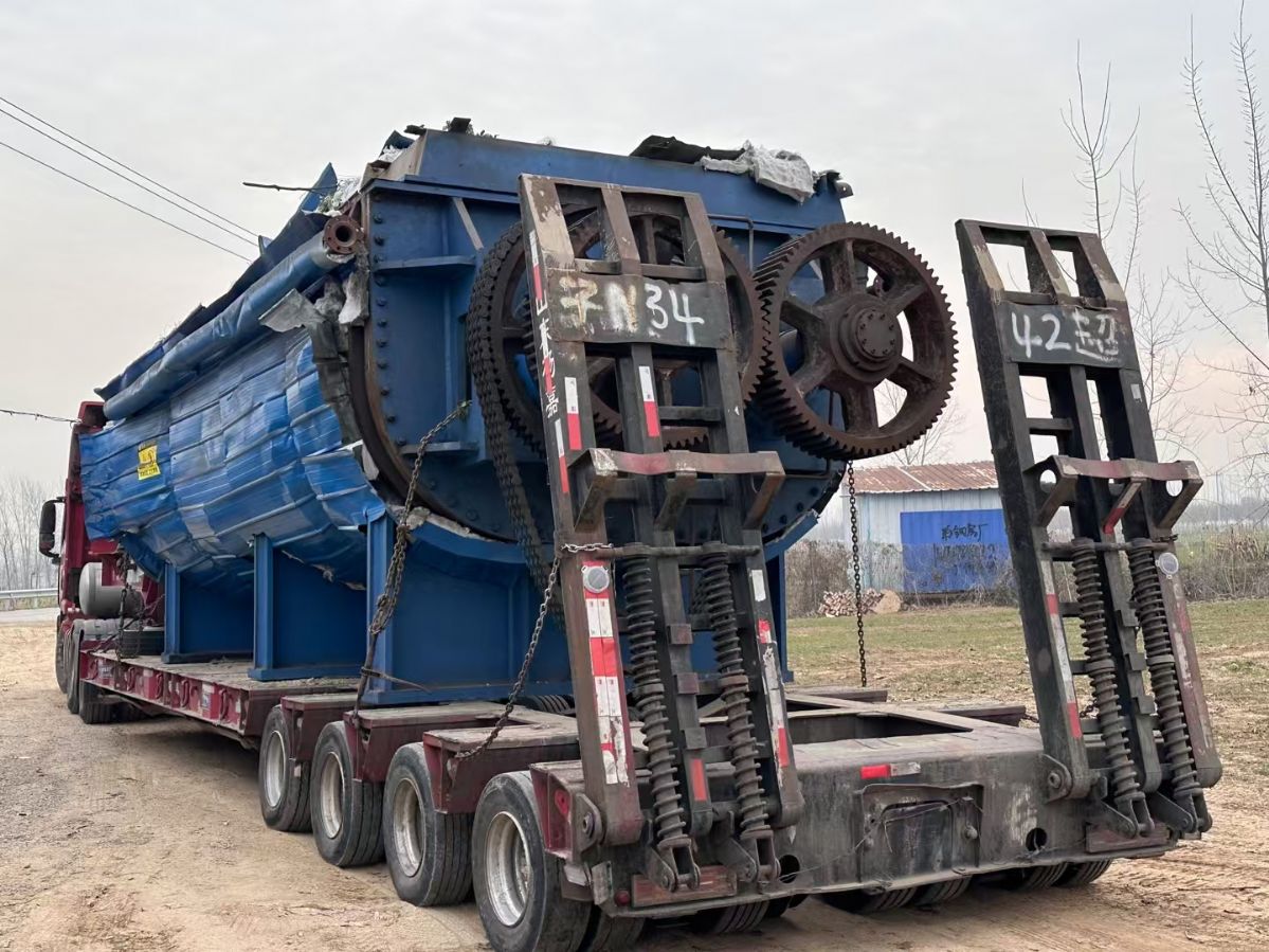 转让二手桨叶干燥机 一台面积200平方材质碳钢空心桨叶式干燥机