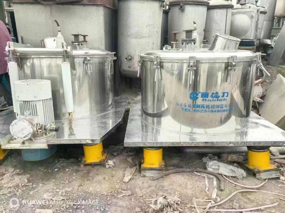 转让二手吊带离心机 四台1250型赛德力产平板吊带式离心机