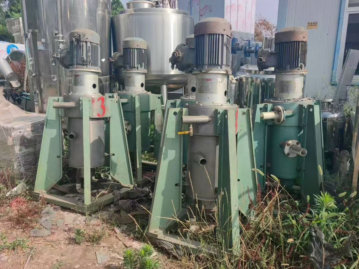 转让二手萃取离心机 四台GTL-250型钛材萃取离心机