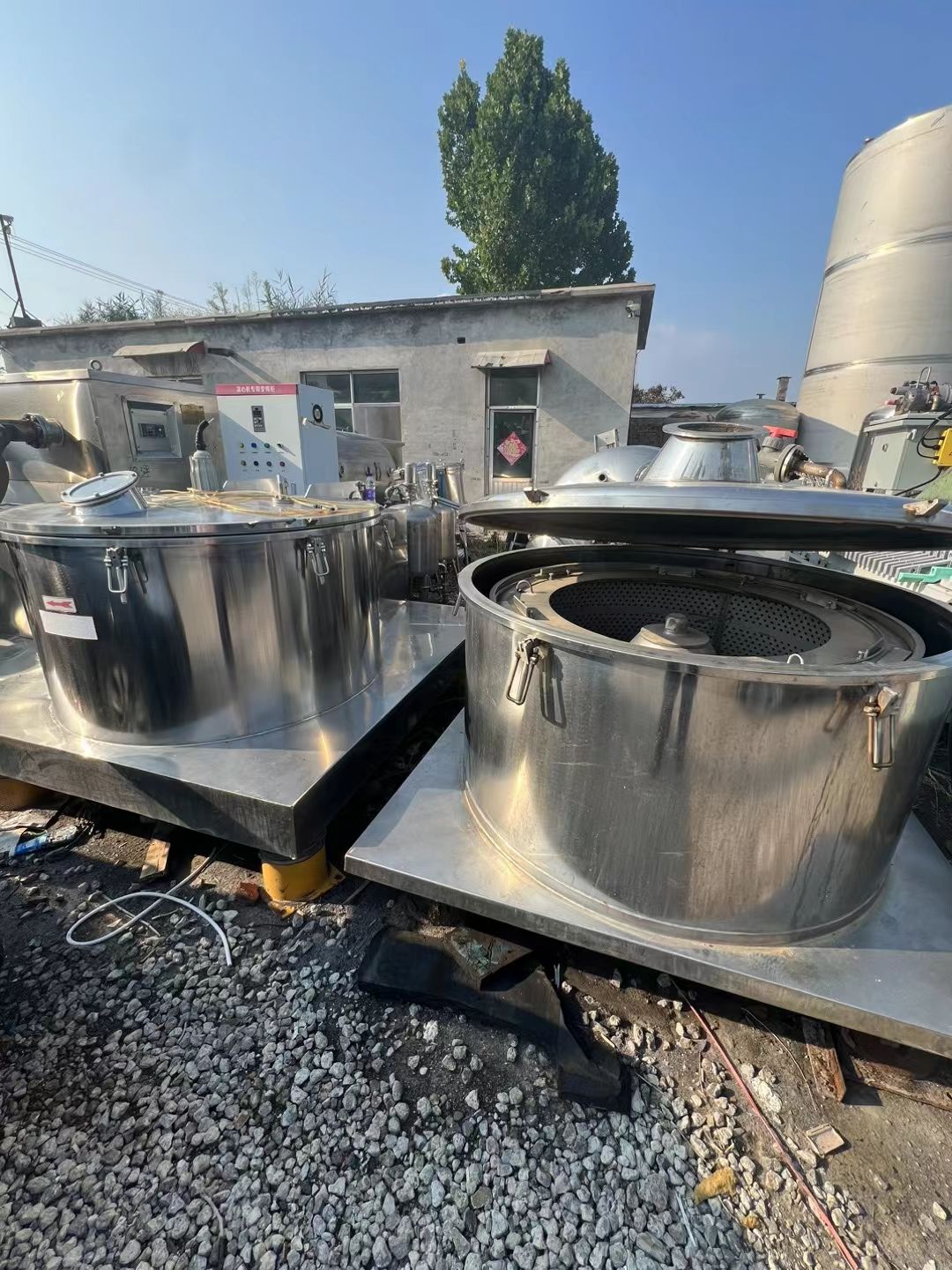 转让二手平板离心机 两台1250型赛得利产平板吊带式离心机